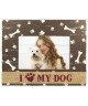 I LOVE MY DOG Cadre photo 10x15 cm bois