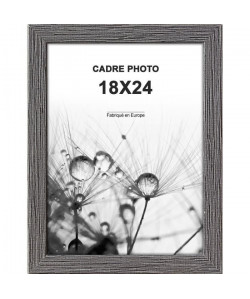 Cadre photo Berlin  18x24  Argent  Moulure 20x12mm