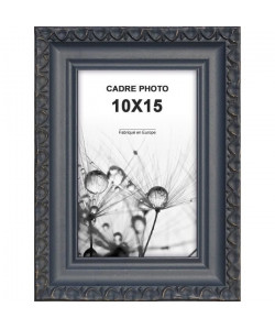 Cadre photo Romantique  10x15  Gris  Moulure 32x18mm