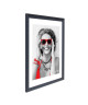 Cadre photo Romantique  50x70  Gris  Moulure 32x18mm