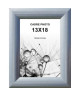 Cadre photo Athenes  13x18  Argent strié  Moulure 30x12mm