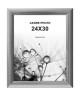 Cadre photo Athenes  24x30  Argent strié  Moulure 30x12mm