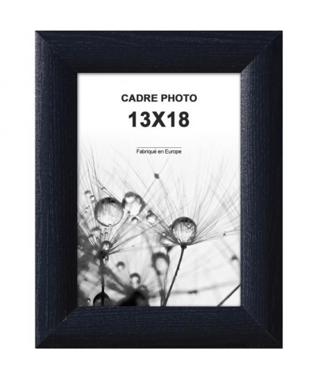 Cadre photo Athenes  13x18  Noir  Moulure 30x12mm