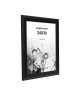 Cadre photo Athenes  24x30  Noir  Moulure 30x12mm