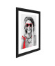 Cadre photo Athenes  40x50  Noir  Moulure 30x12mm