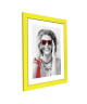 SATIN Cadre photo MDF 30x40 cm Jaune satiné