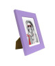 SATIN Cadre photo MDF 10x15 cm Violet satiné