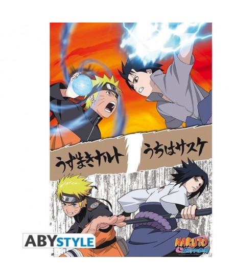 Poster Naruto Shippuden : Naruto vs Sasuke