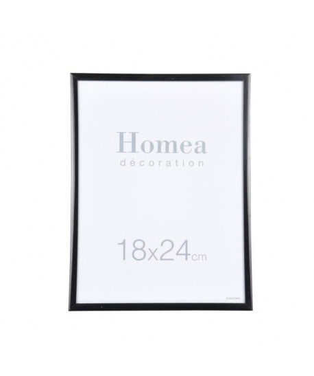 HOMEA Cadre photo Harmonie 18x24 cm noir