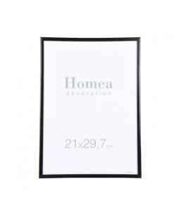 HOMEA Cadre photo Harmonie 21x29,7 cm Noir