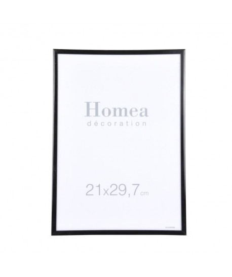 HOMEA Cadre photo Harmonie 21x29,7 cm Noir