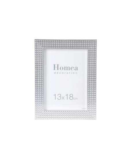 HOMEA Cadre photo Relief 13x18 cm blanc