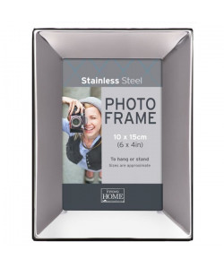 STAINLESS STEEL Cadre photo 10x15 cm métal Gris foncé