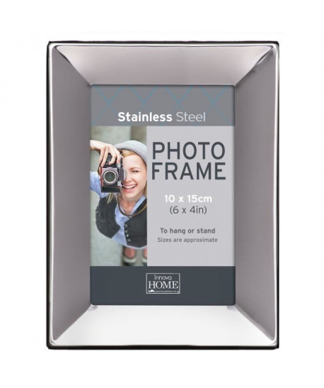 STAINLESS STEEL Cadre photo 10x15 cm métal Gris foncé