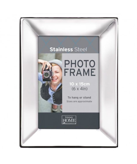 STAINLESS STEEL Cadre photo 10x15 cm métal Argent