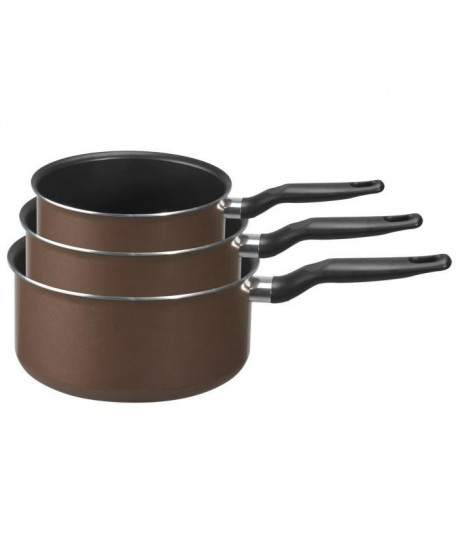 TEFAL EXTRA BROWNIE Set de 3 casseroles B3009502 141820cm Gaz