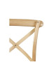 ROMANCE Lot de 2 chaises de salle a manger en bouleau massif  Bois naturel