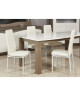 VOGUE Lot de 8 Chaises de salle a manger blanches