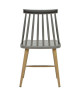 FINLANDEK Lot de 2 chaises de salle a manger KATTY  Gris  Style scandinave