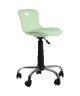 LYLO Chaise de bureau  Simili vert d\'eau  Vintage  L 44 x P 51,5 cm