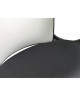 PEAR Fauteuil de bureau  Tissu gris et noir  Style contemporain  L 65 x P 67 cm