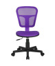FLYINGO Chaise de bureau  Tissu maille violet  Style classique  L 47 x P 40 cm