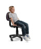 PUPPY Chaise de bureau enfant  Tissu noir  L 56 x P 39,5
