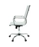 LAW Chaise de bureau  Tissu blanc  Style contemporain  L 57 x P 77 cm