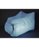 SEATZAC Fauteuil gonflable en polyester avec Light Kit Led  100x70x80cm  Gris