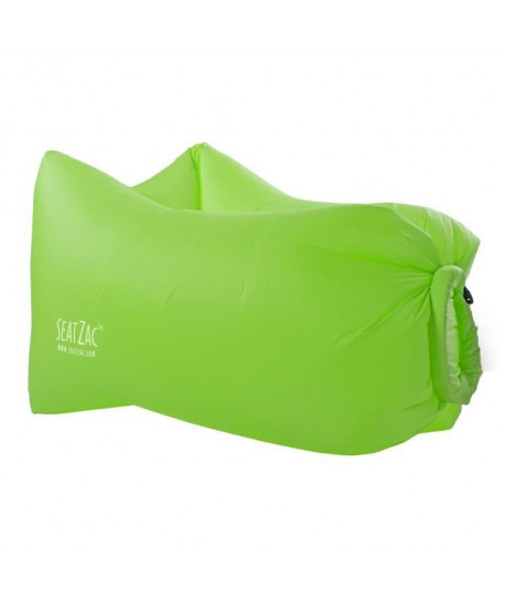 SEATZAC Fauteuil gonflable en polyester avec Light Kit Led  100x70x80cm  Vert