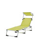 BEAU RIVAGE Chaise longue et paresoleil Bikini en aluminium  Vert