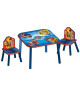 PAT PATROUILLE Pack Chambre Enfant avec Meuble de Rangement, Table, Chaises et Canapé Gonflable