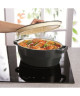 PYREX Cocotte ovale Slow Cook 5,8 L gris foncé