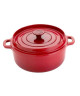 INVICTA PUV302240 Cocotte ronde  24 cm  Rubis