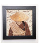 DOTHY Image encadrée Bambou 37x37 cm Beige