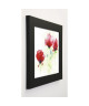 FONTANA Image encadrée Red Poppies II 31x37 cm Rouge