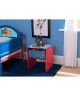 PAT PATROUILLE  Table de Chevet Enfant en Bois avec tiroirs  Rouge et Multicolore