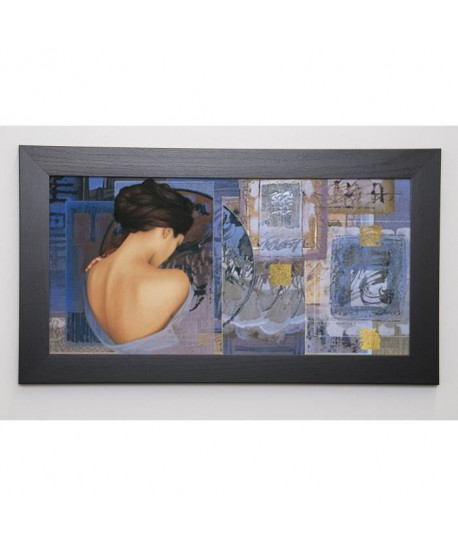 GRAUX DAVID Image encadrée Bleu a l\'âme 32x57 cm Bleu