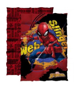 SPIDERMAN Couette imprimée 140x200 cm rouge