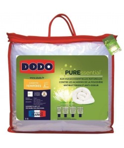 DODO Couette tempérée 350gr/m˛ PURESSENTIAL 220x240 cm blanc