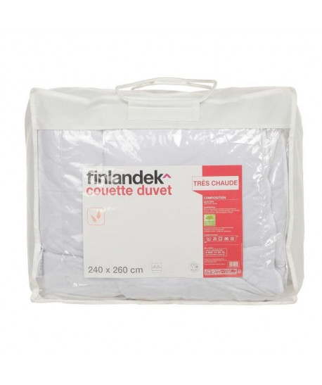 FINLANDEK Couette Duvet 240x260cm  Blanc