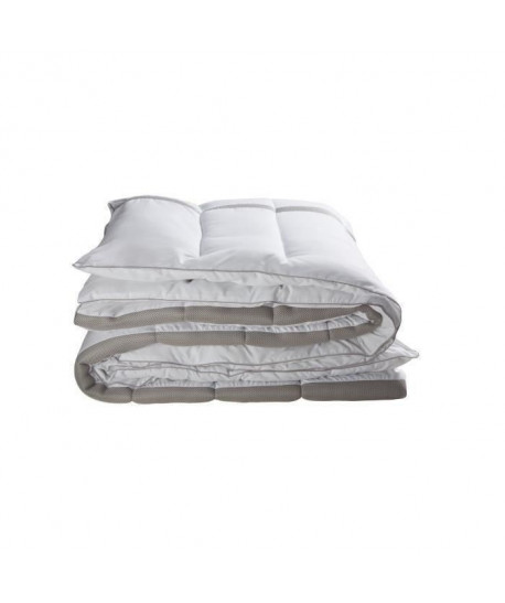 BULTEX Couette MiSaison 3D 220x240 cm blanc et gris