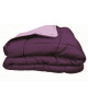 Couette chaude Microfibre 400 gr/m˛ CALGARY Prune & Parme 200x200cm