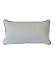 Coussin a message I LOVE WEEK ENDS 25x55 cm blanc et noir