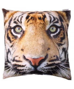 Housse et Coussin photo de tigre  50x50cm