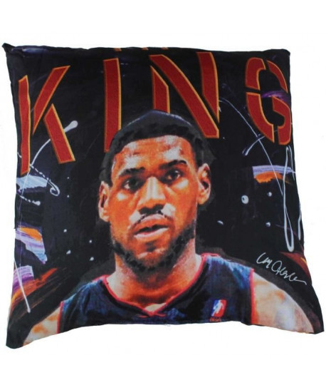 THE KING Coussin Microfibre 40x40 cm noir