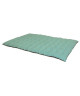 Matelas de sol souple Bicolore 60x120x5 cm aqua et gris foncé