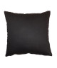 Coussin déco imprimé CLOVER  40x40cm  Noir et blanc