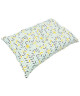 Tete de lit coussin 100% coton imprimé MISTIGRI  50x70 cm  Gris, jaune et blanc