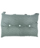 Tete de lit coussin 100% coton imprimé SUNFLOWER  50x70 cm  Gris